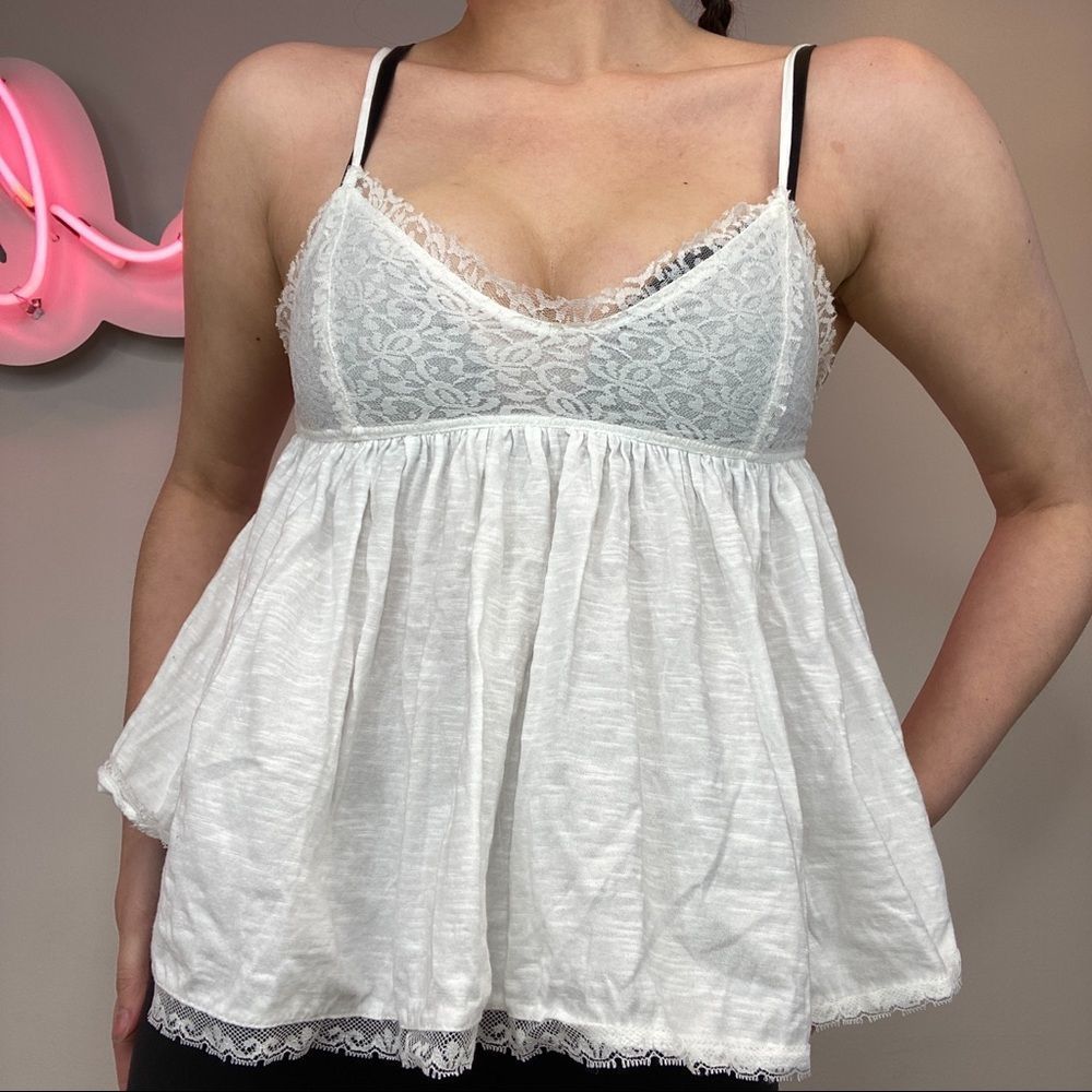 Babydoll Lace Tank Top